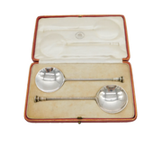 Sterling Silver Seal Top Spoons Antique Worshipful Company of Clothworkers 1926