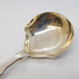 William IV Sterling Silver Wide Bowl Tea Caddy Spoon Antique 1835 London