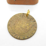 Georgian Base Metal Guinea Style Novelty Gaming Counter Pendant Fob 1790 Antique