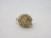 Sterling Silver Hedgehog Charm Pendant Vintage c1970s