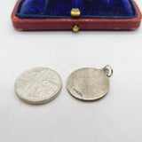 Sterling Silver Enamel United Nations Charm Pendant Vintage c1970