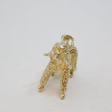 Sterling Silver Standing Poodle Charm Pendant Vintage c1970
