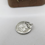 Georgian King William IV Maundy Penny Coin Charm Pendant 1834 Antique