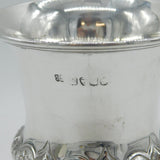 George IV Sterling Silver Seashell Form Chalice Goblet Antique 1830 London