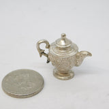 Sterling Silver Teapot Charm Pendant Vintage c1970