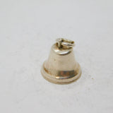 Sterling Silver Bell Charm Pendant Vintage c1970s