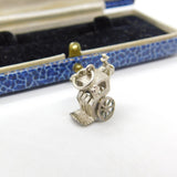 Sterling Silver Traditional Carriage Charm Pendant Vintage c1970