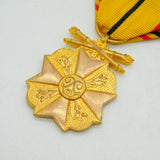 Belgium WWII Period 1940-1945 Civic Cross 1st Class Medal with Bar Antique