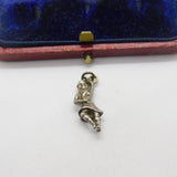 Sterling Silver Dancing Lady Charm Pendant Vintage c1970
