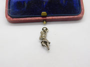 Sterling Silver Dancing Lady Charm Pendant Vintage c1970