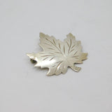 Sterling Silver La Reine Canadian Maple Leaf Brooch Pin Vintage c1950