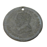 George IV Queen Caroline Memorial Mourning Medal Antique 1821