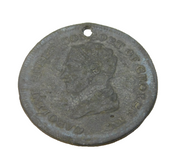 George IV Queen Caroline Memorial Mourning Medal Antique 1821
