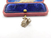 Sterling Silver Old Fashioned Telephone Charm Pendant Vintage c1970