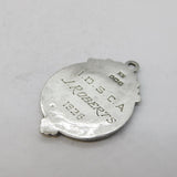 Sterling Silver Cricket Sporting Fob Medal Antique 1926 Birmingham