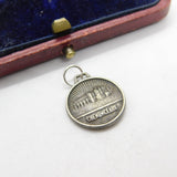 Sterling Silver Chenonceaux France Charm Pendant Vintage c1970