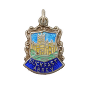 Sterling Silver Buckfast Abbey Charm Pendant Vintage c1970s