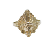 Sterling Silver Native American Chief Band Ring Vintage c1990 Size U