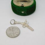 Sterling Silver Flintlock Pistol Charm Pendant Vintage c1970