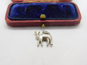 Sterling Silver Desert Camel Charm Pendant Vintage c1970