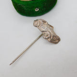 Sterling Silver Motor Car Stick Pin Vintage c1970