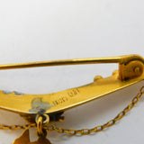 19th Century Australian 9ct Gold 'Ben Digo' Mining Rush Brooch Antique c1870s