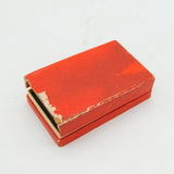 Post-WWII East German Red Boxed Copper Miners Medal Vintage c1950