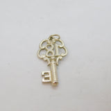 Sterling Silver 18th Birthday Key Charm Pendant Vintage c1970