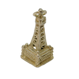Sterling Silver Eiffel Tower Charm Pendant Vintage c1970