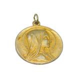 Sterling Silver Gilt Jerusalem Religious Interest Charm Pendant Vintage c1970