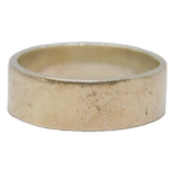 Sterling Silver Chunky Wide Wedding Band Ring Vintage c1970 Size S