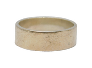 Sterling Silver Chunky Wide Wedding Band Ring Vintage c1970 Size S