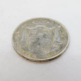 King William IV .925 Silver Half Crown Coin Antique 1836 Fair Condition
