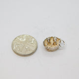 Sterling Silver Puppies In Basket Charm Pendant Vintage c1970