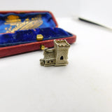 Sterling Silver Opening Church & Marriage Scene Charm Pendant Vintage c1970