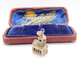 Sterling Silver Church Charm Pendant Vintage c1970