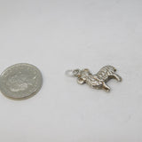 Sterling Silver Aries the Ram Zodiac Charm Pendant Vintage c1970