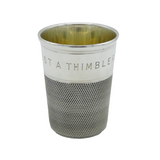 Charles Horner Sterling Silver 'Just a Thimbleful' Shot Cup Vintage Chester