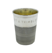 Charles Horner Sterling Silver 'Just a Thimbleful' Shot Cup Vintage Chester