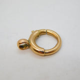 Victorian 9ct Yellow Gold Bolt Ring Clasp Findings Antique c1890s