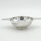 Edwardian Sterling Silver Scottish Quaich Cup Antique 1904 Sheffield