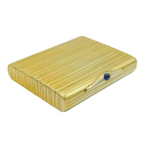 Henrik Wigström Fabergé Russian Silver Gilt & Cabochon Cigarette Case Antique