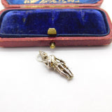 Sterling Silver Standing Soldier Charm Pendant Vintage c1970