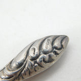 Victorian Boxed Sterling Silver Handled Sewing Set Antique 1898 Birmingham