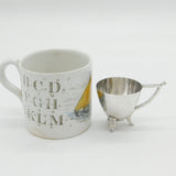 Art Deco Sterling Silver Modernist Whiksy Tot Cup Antique 1923 Sheffield