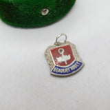 Sterling Silver Enamel Beaulieu Abbey Charm Pendant Vintage c1970