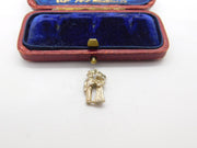Sterling Silver Wedding Couple Bride and Groom Charm Pendant Vintage c1970