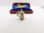 Sterling Silver Openable Beer Tankard Charm Pendant Vintage c1970