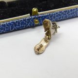 Sterling Silver Opening Mother Hubbard in the Shoe Charm Pendant Vintage c1970