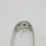 Irish George III Sterling Silver Sugar Tongs Antique Dublin John Power